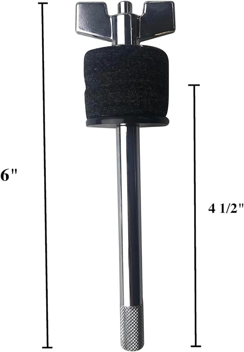 AIAS 6" Cymbal Stacker – 2 Pack 8mm Thread Drum Cymbal Stacker Extension for Splash & Effect Cymbals, Tool-Free Installation, Space-Saving Add-On for Drum Kits - Image 2